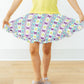 Mardi Gras Ruffle Twirl Skort