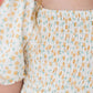 Marvelous Marigolds Smocked Ruffle Dress