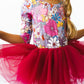 Mauve What's Up Buttercup 3/4 Tutu Leotard