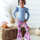 Mauve What's Up Buttercup Ribbed Velvet Bells