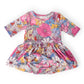 Mauve What's Up Buttercup Twirl Bodysuit