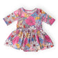 Mauve What's Up Buttercup Twirl Bodysuit