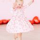 Melt My Heart 3/4 Sleeve Ruffle Twirl Dress