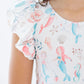 Mermaid Friends S/S Flutter Sleeve Leotard