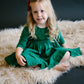Spruce 3/4 Sleeve Pocket Twirl Dress