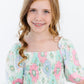 Minty Meadow Smocked Ruffle Dress