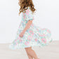 Minty Meadow Smocked Ruffle Dress