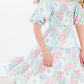 Minty Meadow Smocked Ruffle Dress