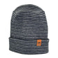 HAAKWEAR H-Stitch Contrast Cuffed Beanie – Gray/Denim | Made in USA | viral Ski & Snowboard Beanie