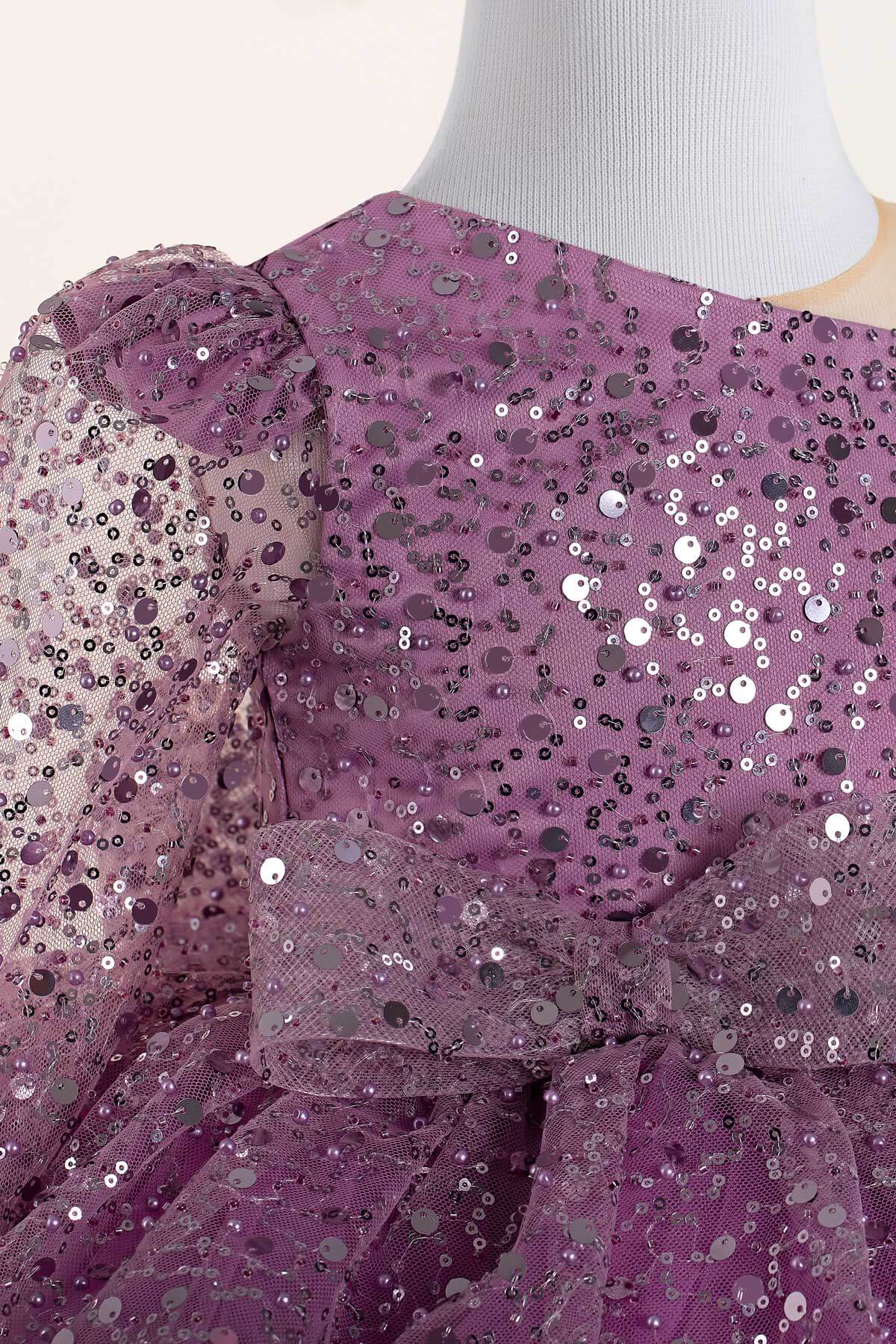 Monica Lavender Party Dress