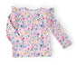 Morning Meadows L/S Ruffle Tee