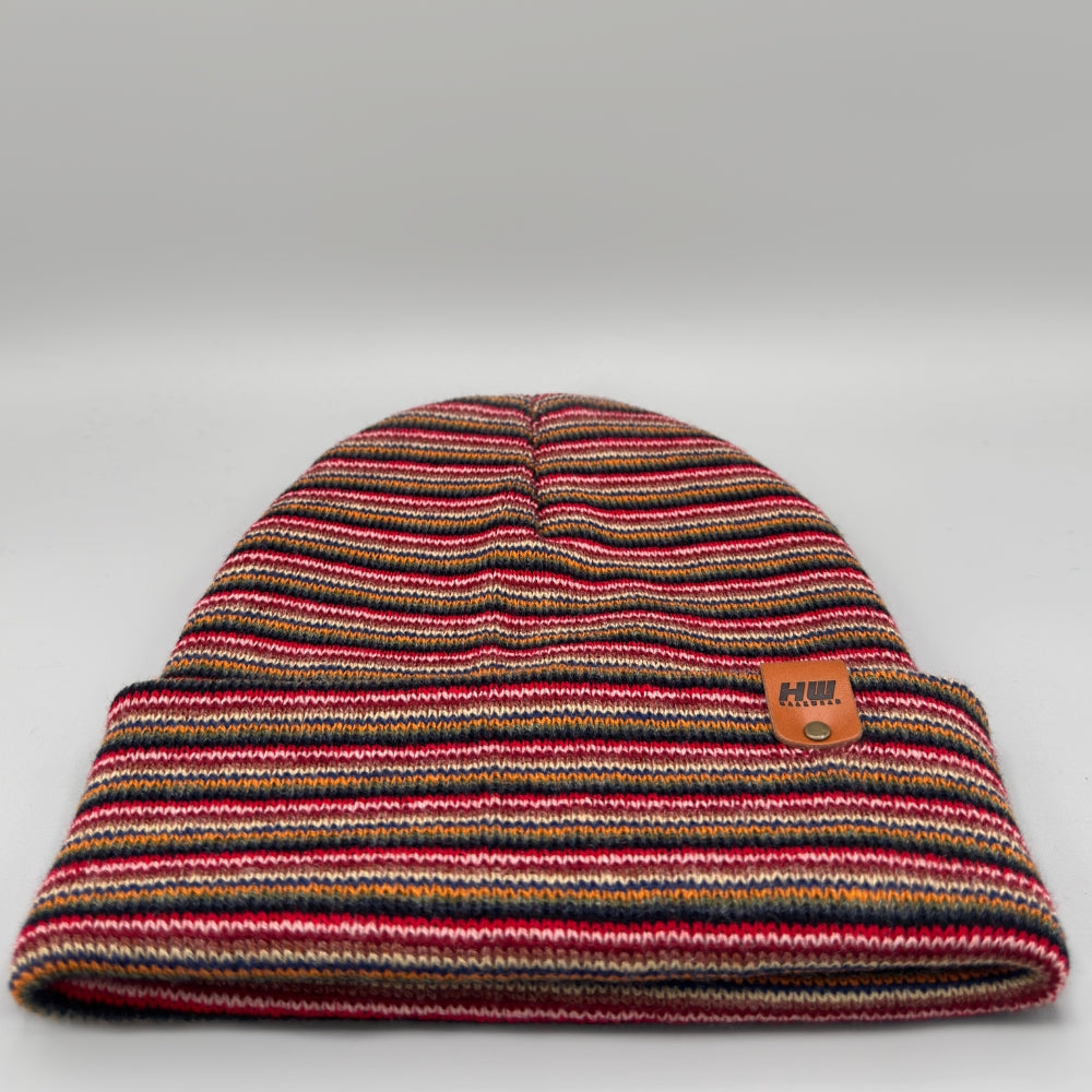 Haakwear Traditional Stitch Beanie, Multi Color Knit Winter Hat