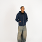 Garment Dye Zip Up Fleece