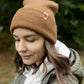 HAAKWEAR H-Stitch Cuffed Beanie - Patented Design, Made in USA - Camel Brown