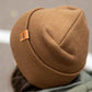 HAAKWEAR H-Stitch Cuffed Beanie - Patented Design, Made in USA - Camel Brown
