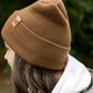 HAAKWEAR H-Stitch Cuffed Beanie - Patented Design, Made in USA - Camel Brown