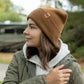 HAAKWEAR H-Stitch Cuffed Beanie - Patented Design, Made in USA - Camel Brown