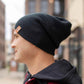 HAAKWEAR H-Stitch Cuffed Beanie - NEW Designed and Made in USA (Patented Design) - Charcoal Black