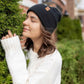 HAAKWEAR H-Stitch Cuffed Beanie - NEW Designed and Made in USA (Patented Design) - Charcoal Black