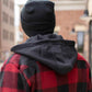 HAAKWEAR H-Stitch Cuffed Beanie - NEW Designed and Made in USA (Patented Design) - Charcoal Black