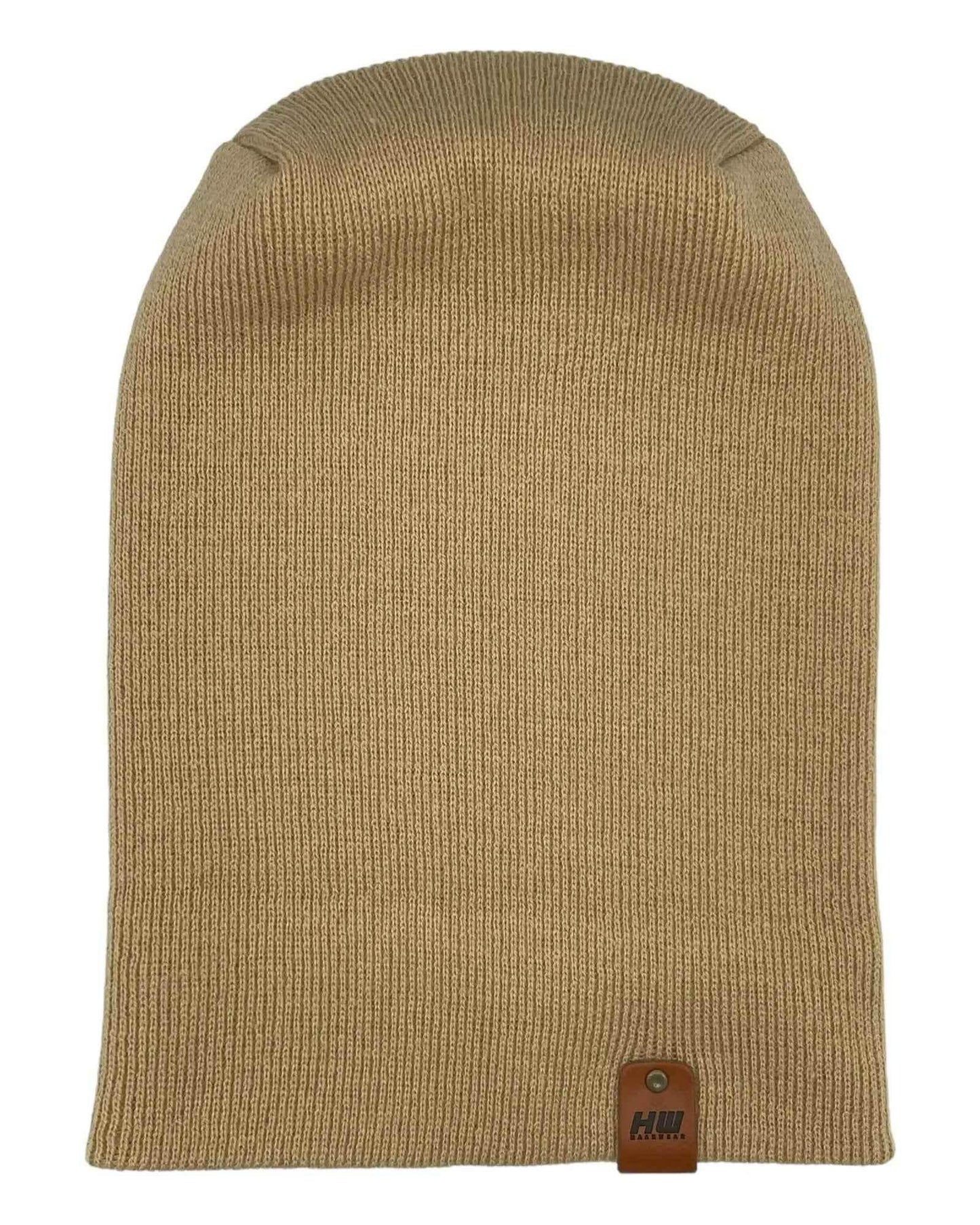 HAAKWEAR H-Stitch Cuffed Beanie - Designed and Made in USA (Patented Design) - Dune Beige