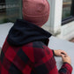 HAAKWEAR H-Stitch Cuffed Beanie - NEW Designed and Made in USA (Patented Design) - Rusty Burgundy