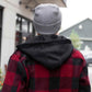 HAAKWEAR H-Stitch Cuffed Beanie - NEW Designed and Made in USA (Patented) - Koala Gray