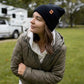 HAAKWEAR H-Stitch Cuffed Beanie - NEW Designed and Made in USA (Patented Design) - Midnight Black