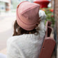HAAKWEAR H-Stitch Cuffed Beanie - NEW Designed and Made in USA (Patented Design) - Pearl Pink
