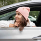HAAKWEAR H-Stitch Cuffed Beanie - NEW Designed and Made in USA (Patented Design) - Pearl Pink