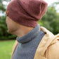 HAAKWEAR H-Stitch Cuffed Beanie - NEW Designed and Made in USA (Patented Design) - Rusty Burgundy