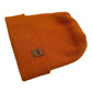 HAAKWEAR H-Stitch Cuffed Beanie - Designed and Made in USA (Patented Design) - Tiger Orange