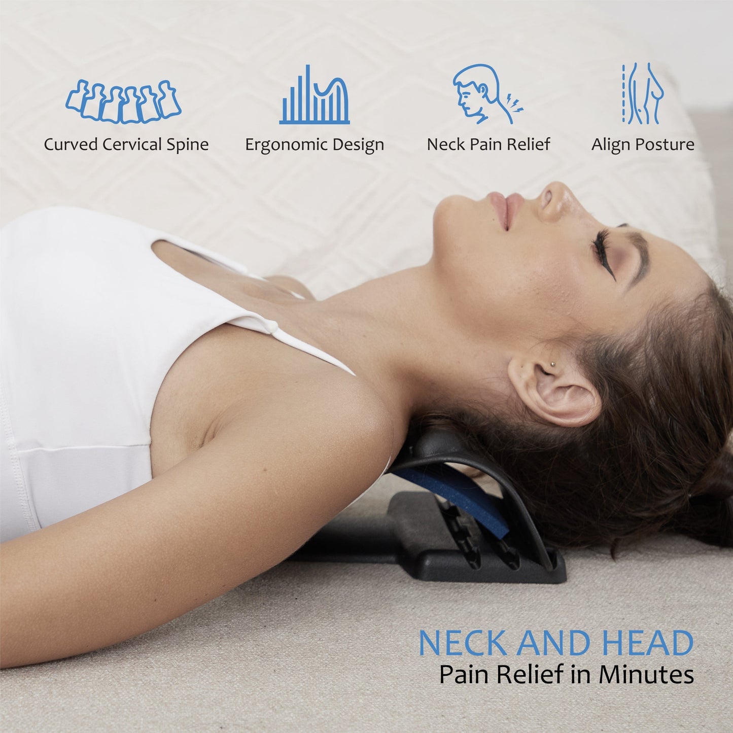 Multi Level Neck And Shoulder Stretching Device by Pursonic