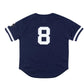 Mitchell & Ness Authentic Mesh BP New York Yankees 1999 Yogi Berra Men Jersey Navy/White