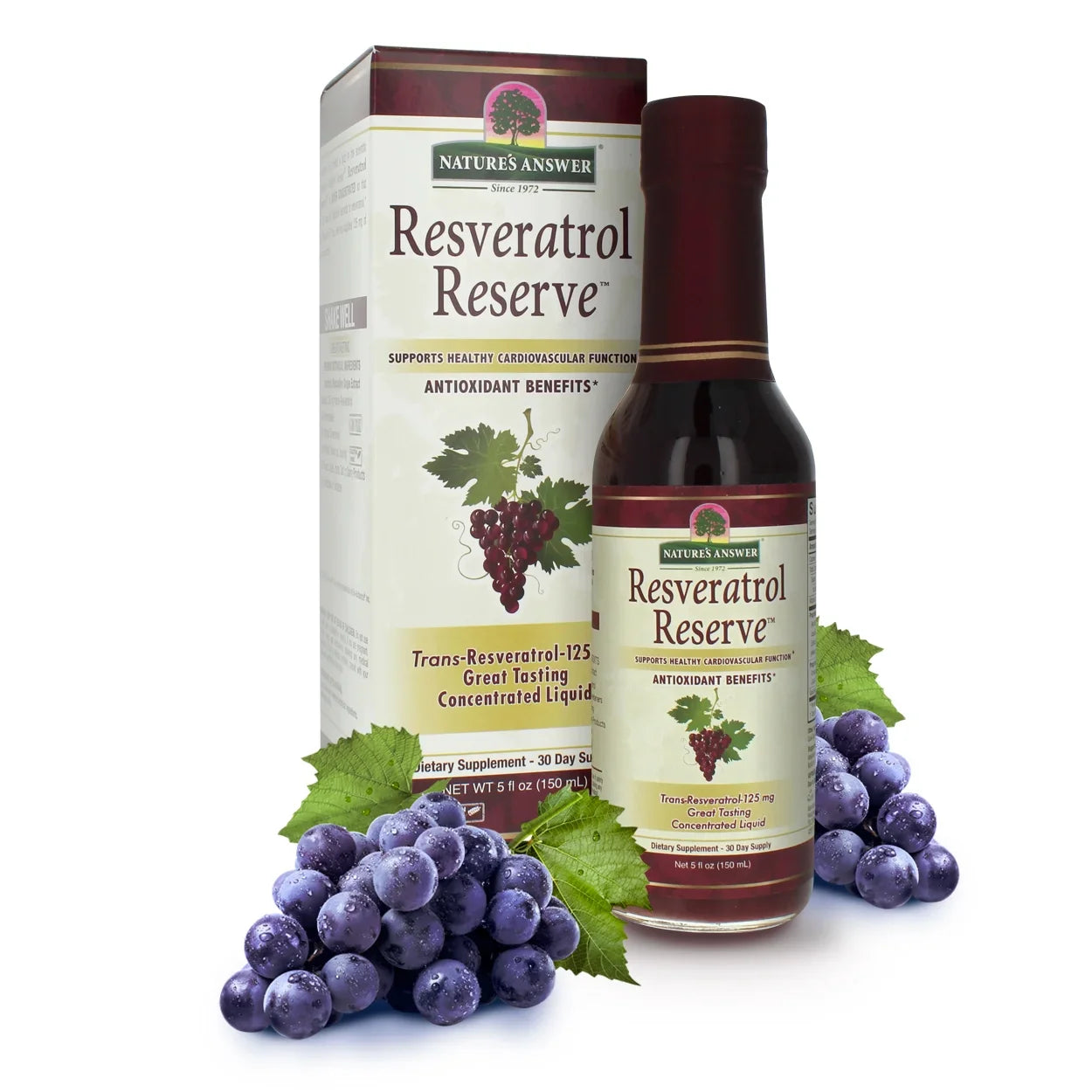 Nature's Answer Resveratrol Reserve Alcohol-Free Liquid Supplement (5 Fl Oz)