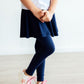 Navy Twirl Skegging
