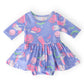SALE Neon Moon 3/4 Sleeve Twirl Bodysuit