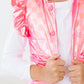 Neon Pink Checker Puffer Vest