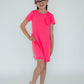 Neon Pink T-Shirt Dress