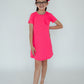 Neon Pink T-Shirt Dress