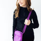 Neon Purple Crossbody Bag