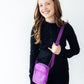 Neon Purple Crossbody Bag