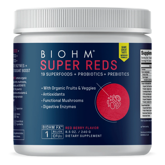 Biohm Super Reds Energy & Focus Support, 8.5 Oz