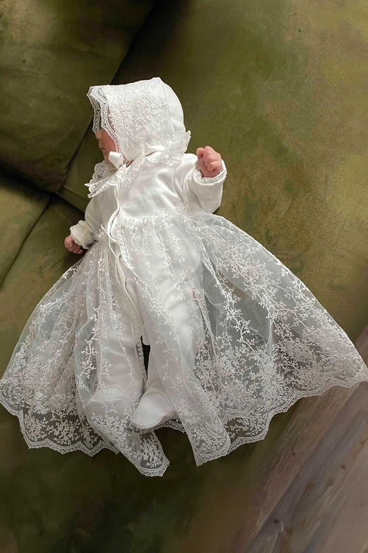 Baby Girl Christening Gown Set