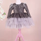 Nicole Gray Party Dress