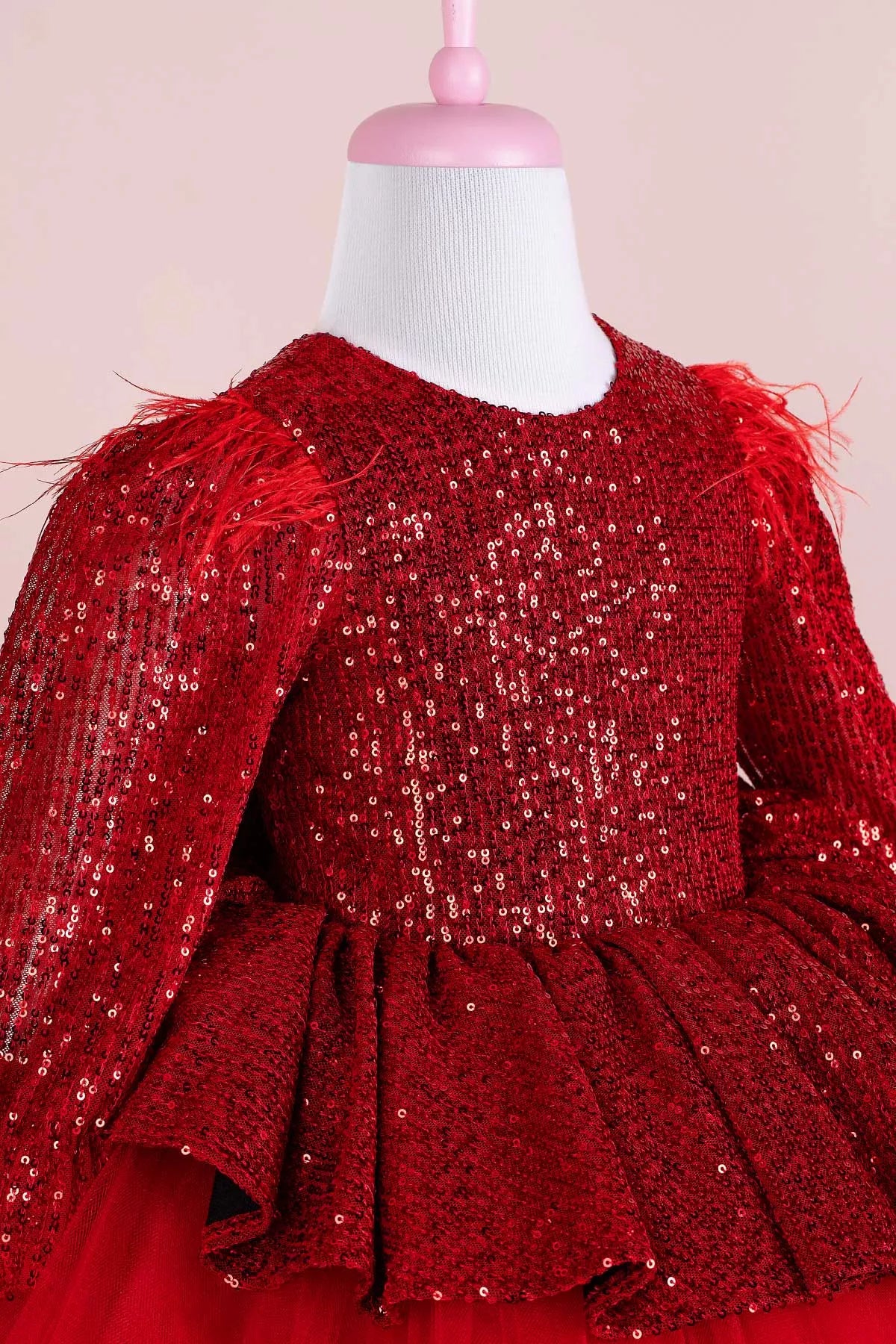 Nicole Red Party Dress