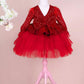 Nicole Red Party Dress
