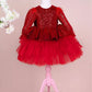 Nicole Red Party Dress