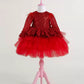 Nicole Red Party Dress