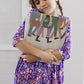 No Bad Days 3/4 Sleeve Pocket Twirl Dress